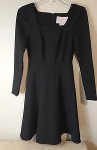 Gal Meets Glam Collection Gr. 00 Langarm Fit Flare Shirtkleid Neu mit Etikett - Bild 1 von 7