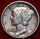 1918 Philadelphia Mint Silver Mercury Dime