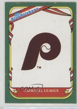 1987 Fleer Star Stickers Wax Box Bottoms Philadelphia Phillies Team #S-6