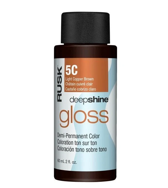 Color semipermanente brillo Rusk Deepshine - 5C marrón cobre claro Foto 1 de 1