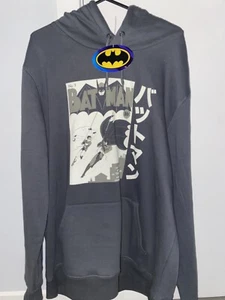 Batman DC Detective Comics Japanese Hoodie Sweater Jumper Pullover W/Tags (L) - Picture 1 of 2