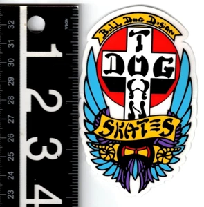 Dog Town Skateboards Sticker 4 in x 2.5 in Multicolor Classic Skate Decal - Picture 1 of 1