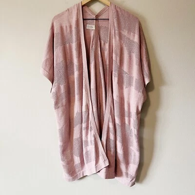 Lululemon Find Your Light Wrap Open Mesh Sweater Heathered Vintage Mauve One Sz Foto 1 de 4