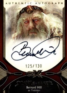 CZX Lord Of The Rings Middle Earth Autograph Card BH-T1 Hill as Theoden [130] - Picture 1 of 1