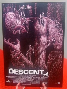 Tarjeta coleccionable de la película de terror The Descent creada a medida - Imagen 1 de 3