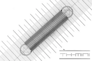 Zug-Feder 1,5mm Haken Öse 15x82mm 6,9kg Spiral Edel-stahl rostfrei Metall - Bild 1 von 1