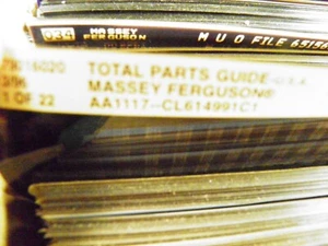 MASSEY TOTAL PARTS GUIDE MUO FILE MICRO FICHE MID 1990'S - Picture 1 of 5
