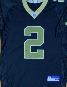 Vintage Reebok AARON BROOKS ORLEANS SAINTS #2 Mens NFL  JERSEY XL - Picture 1 of 1