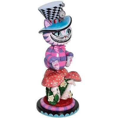 Kurt S. Adler HA0573 Hollywood Cheshire Cat Nutcracker, Multi-Colored, 15" - Image 1 of 4