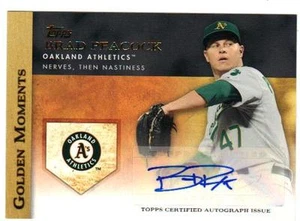 Autógrafo Brad Peacock Golden Moments 2012 Topps Serie 2 GMA-BP Athletics - Imagen 1 de 1