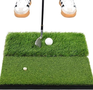 Alfombra de práctica de golf premium con relleno de espuma para entrenamiento en interiores y exteriores - Imagen 1 de 8