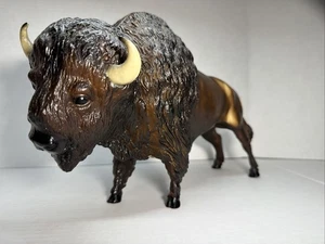 Breyer dunkelbrauner Bisonbüffel kleiner Farbverlust wunderschön - Bild 1 von 23
