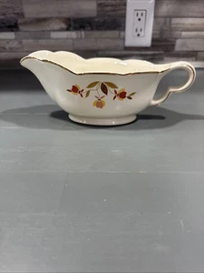 Barca vintage Hall's Superior foglia autunnale arruffata Gravy - Foto 1 di 6