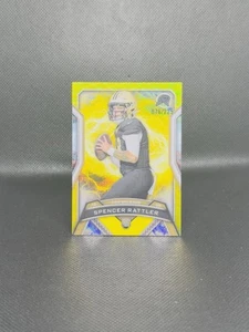 Spencer Rattler 2024 Topps Resurgence RC #188 Yellow Surge/225 Saints - Imagen 1 de 3