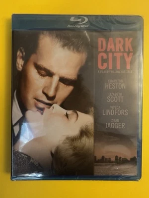 Dark City 🎬 W.Dieterle⭐️C.Heston/LIZABETH SCOTT🥇BR.NewOliveBluray👏 FILM NOIR! - image 1 of 4