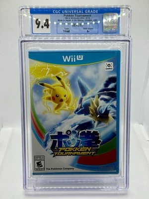 Pokken Tournament - Nintendo Wii U - Graded CGC 9.4 A+ New/Sealed - Ships Fast! - Image 1 of 3
