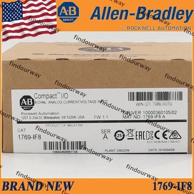 NOVO PLC 1769-IF8 CompactLogix 8 Pt módulo de entrada analógica novo lacrado - Imagem 1 de 2