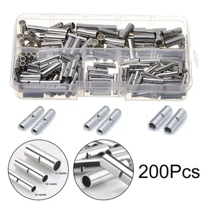 200Pcs Electrolytic Copper Butt Connectors for Various Electrical Uses - Picture 1 of 12