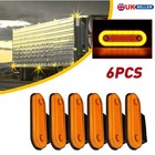 6/12x LED Side Marker Lights 12V Red Amber Indicator Truck Lorry Trailer Bus UK