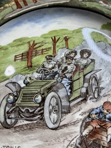 Royal Doulton Motoring A Nerve Tonic Racing Plate Antik Original 1906 Öl Gas - Bild 1 von 20
