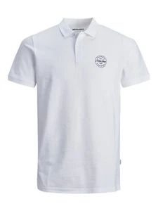 Jack&Jones Hombre Talla Grande Eshark Clásico Liso de Manga Corta Polo A 6XL - Imagen 1 de 14
