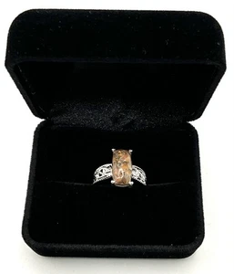 D Joy .925 Silver Ladies Opal Ring - Picture 1 of 5
