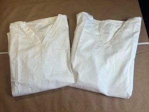 2 Stück - Cherokee Workwear Scrub Top Neu mit Etikett 3xl weiß - Bild 1 von 15