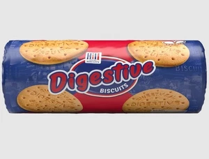 Hill Digestives Biscuits 24 x 300g Packs Priced Golden Wholemeal Snack Biscuits - Picture 1 of 2