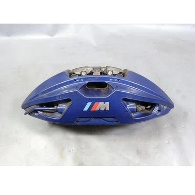 19-24 BMW F97 X3M G05 X5 Factory Right Front Brake Caliper 4-Piston Blue OEM - Image 1 of 4
