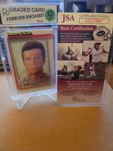 WILLIAM SHATNER Star Trek signed 1979 card JSA graded 9 encapsulated #rd 44/999 - Bild 1 von 4