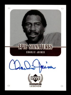 1999 Upper Deck Century Legends #CJ Charlie Joiner Epic Signatures - Image 1 of 2