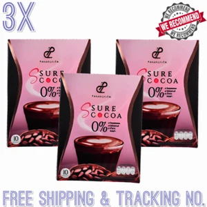 3x S Sure Cocoa Instant Powder Mix Drink Control Hunger Pananchita No Sugar - Picture 1 of 8