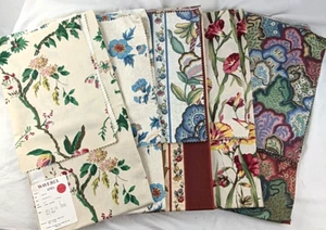 Lot Of Vintage Floral Waverly Samples & Swatches Fabric Quilt Various Collection - Picture 1 of 18
