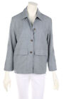 ESCADA SPORT Jacket Pure Virgin Wool Patch Pockets S grey blue