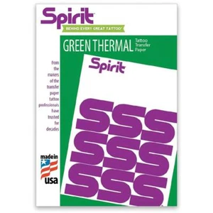 Spirit Green Thermal Transfer Paper x 100 (8.5" x 14") - Picture 1 of 1