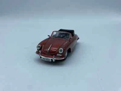 MODELLINO AUTO PORSCHE 356B COUPE BORDEAUX - HONGWELL - SCALA 1:43 " NO BOX" - Immagine 1 di 4
