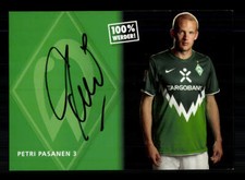 Petri Pasanen autograph card Werder Bremen 2010-11 original signed