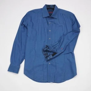 Camisa informal de vestir ROBERT GRAHAM bordada con botones delanteros manga larga para hombre XL - Imagen 1 de 11