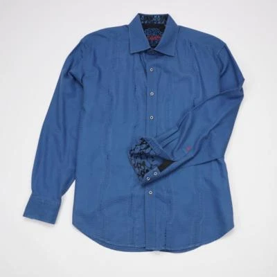 ROBERT GRAHAM Embroidered Button Front Dress Casual Shirt Long Sleeve Mens XL - Image 1 of 4