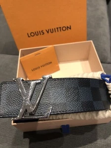 louis vuitton gürtel dunkelblau original - Bild 1 von 14