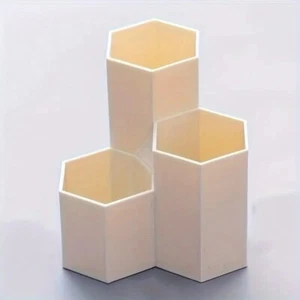 White Creative Multi-functional Plastic Pen Holder - Lightweight Organizer - Picture 1 of 3