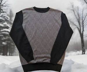 Store 68 Herren Gr. XL Pullover Langarm Pulli grau/schwarz kariert - Bild 1 von 8