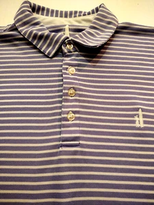 Camisa JOHNNIE-O Para Hombre Estilo POLO 100% Poliéster (L) Púrpura PERFORMANCE S/S - Imagen 1 de 6