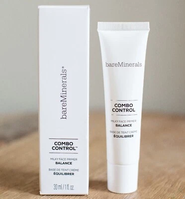 bareMinerals Combo Control Milky Face Primer Balance 1 fl oz Full Sz New in Box - Image 1 of 2