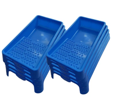 1- 50 x Profi Farbwanne Lackschalen Lackierwanne Lackwannen blau 15 x 29cm - Bild 1 von 4