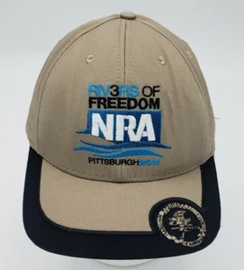 Rivers Of Freedom NRA Pittsburg 2011 Strapback Tan Hat Cap Made in USA - Picture 1 of 6