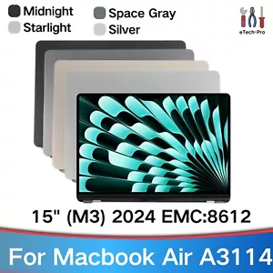 Repuesto de pantalla A3114 para MacBook Air A3114 M3 EMC 8612 pantalla LCD Retina - Imagen 1 de 29