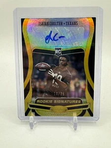 2020 Certified Signatures Orange Etch /25 Isaiah Coulter #RS-IC Rookie Auto - Picture 1 of 2