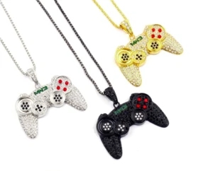 Collar Playstation PS3/4 MW3 JoyPad Colgante Controlador de Juego Colgante Coche Bling - Imagen 1 de 10