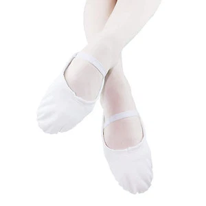 Zapatilla de ballet de lona con suela completa para niños Danzcue - Imagen 1 de 4